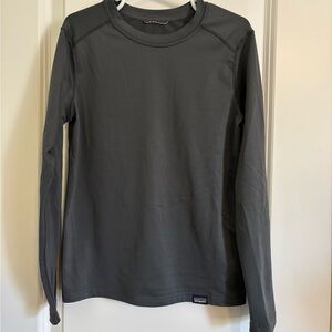 Patagonia Charcoal Capilene Long Sleeve Top